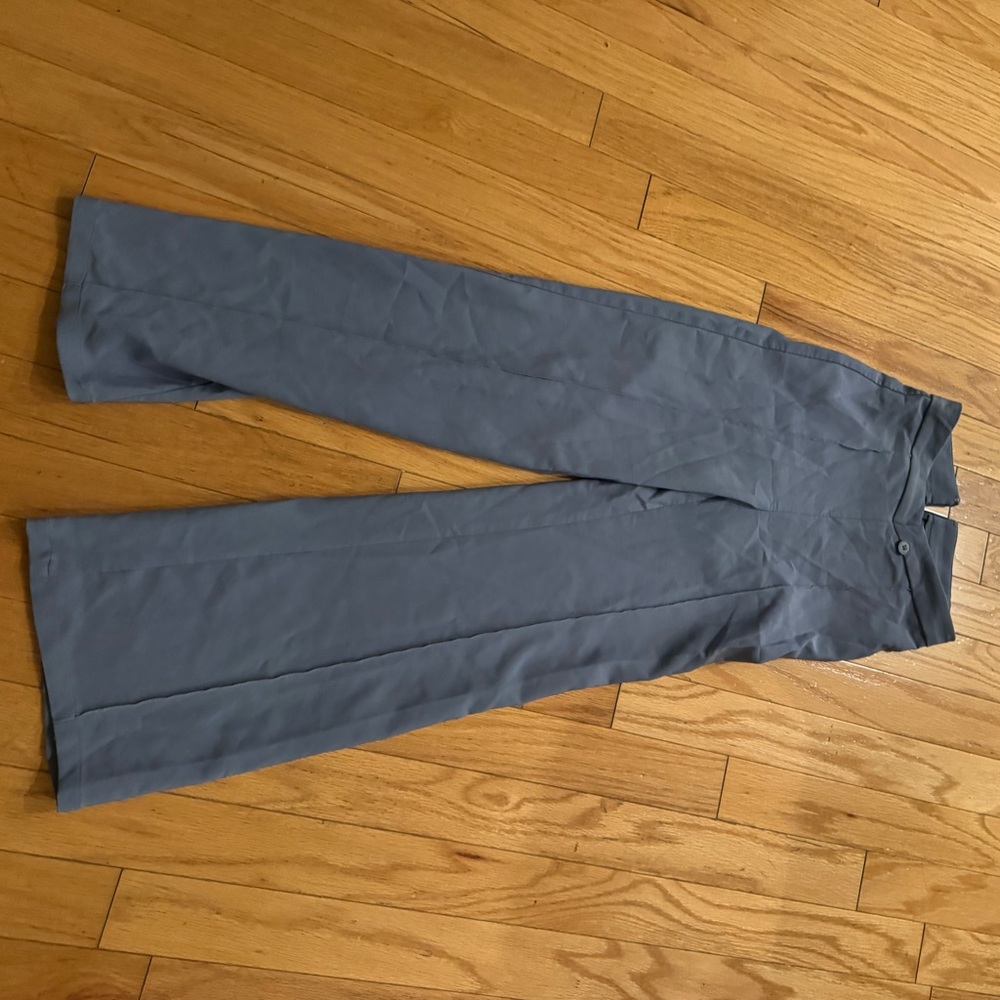 SHEIN Dusty Blue Blouse with Hook Closure